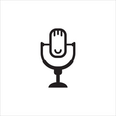 Microphone Syimbols Icon Vector Illustration