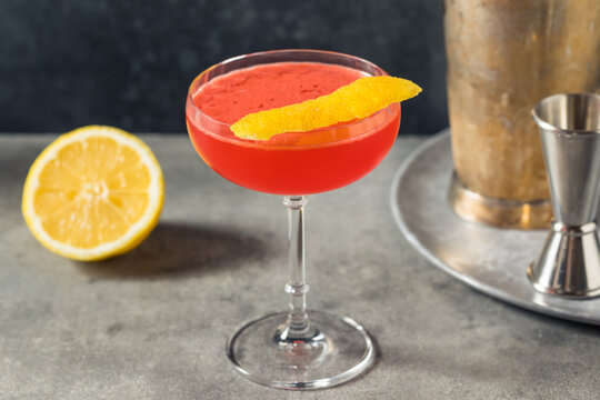 Boozy Refreshing Jack Rose Cocktail
