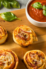 Homemade PIzza Roll Appetizers