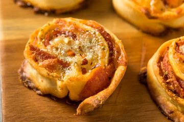 Homemade PIzza Roll Appetizers