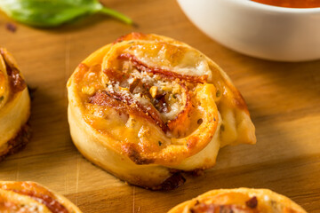 Homemade PIzza Roll Appetizers