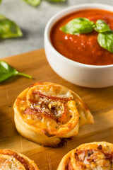 Homemade PIzza Roll Appetizers