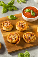 Homemade PIzza Roll Appetizers