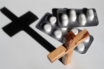Faith and religion. Religious concept.