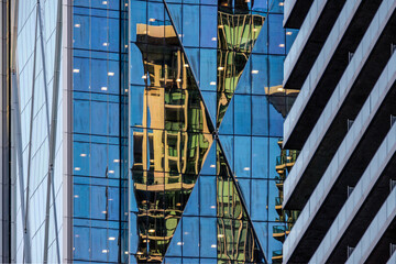 Fototapeta premium Skyscrapers in the City