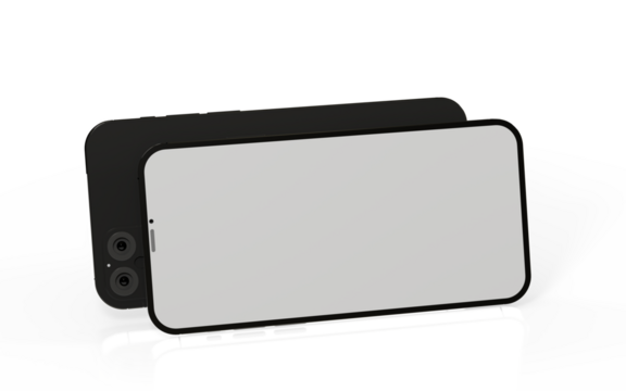 realistic smartphone template mockup for user experience presentation. Stylish concept design for websites, applications and landing pages.