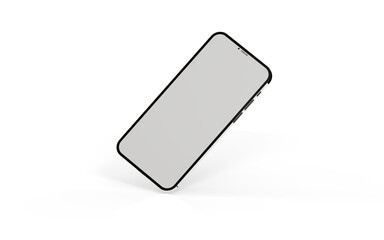 Smartphone. Mobile phone Template. Telephone 3d