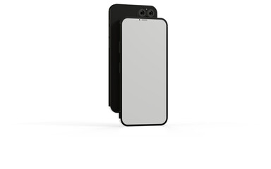 Modern frameless smartphone Mock up