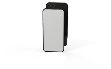 Modern frameless smartphone Mock up