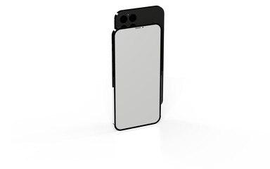 New realistic mobile phone smartphone mockup