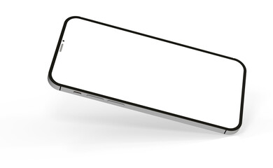 Smartphone. Mobile phone Template. Telephone 3d
