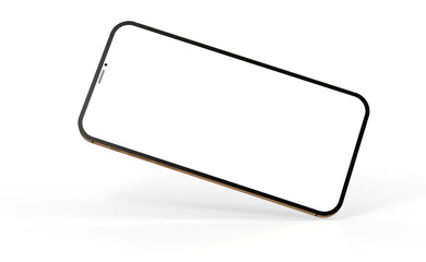 Modern frameless smartphone Mock up