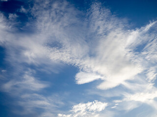 Image of the sky, clouds. Natural background