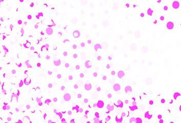 Light Pink vector layout with circle shapes.
