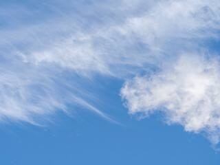 Fototapeta na wymiar Image of the sky, clouds. Natural background