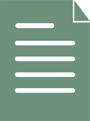 paper document file single isolated icon with flat style.