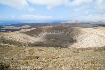Panoramic view from Caldera Blanca