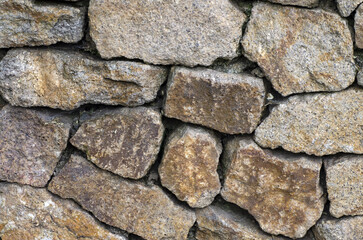 stone wall texture brown background