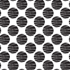 Abstract doodle circle with line pattern vector illustration Seamless pattern background design wallpaper