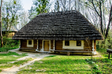 Fototapeta na wymiar Museum of Folk Architecture and Rural Life in Lviv.
