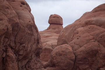 Fototapeta na wymiar Red rock formations from Utah