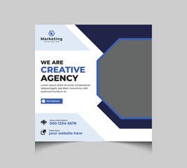 Creative Marketing Agency Corporate Business Social Media Post Banner Design