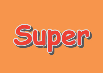 Super 3D editable text effect