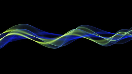 Naklejka premium Elegant abstract illustration for art projects, cards, business, posters. 3D illustration, computer-generated fractal