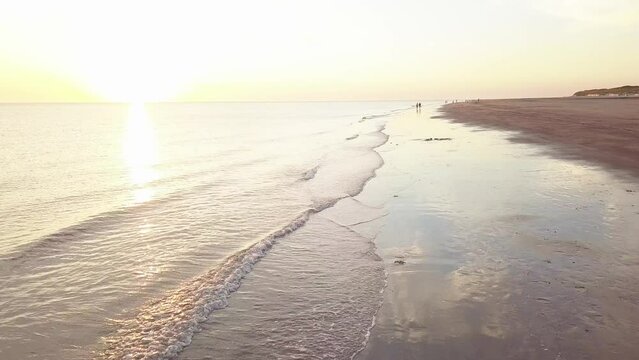 Strand von Burgh-Haamstede, Zeeland, Holland, Niederlande