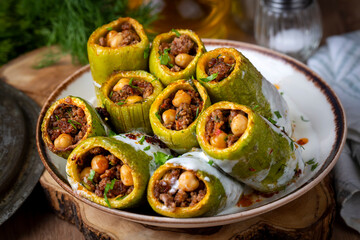Sihil Mahsi; It is a special pot dish made in Antakya - Hatay cuisine from Turkish Regional Cuisine. It is a kind of stuffed zucchini dish.