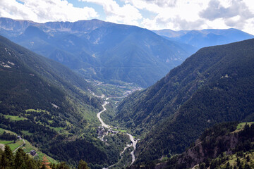 Naklejka premium view from the mountain