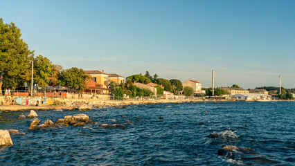 Naklejka premium Travel destination Porec in Croatia