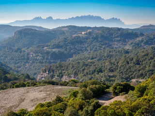 Fototapeta na wymiar Montserrat mountain (Catalonia, Spain)
