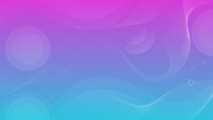 Abstract vector background with translucent geometric shapes and lines. Blue and pink with purple colors.