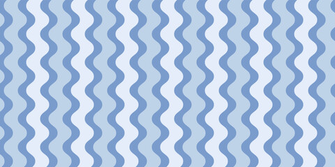 Wavy stripes vector blue. The vertical stripes are wavy. Decor and interior, stylish print for surfaces.