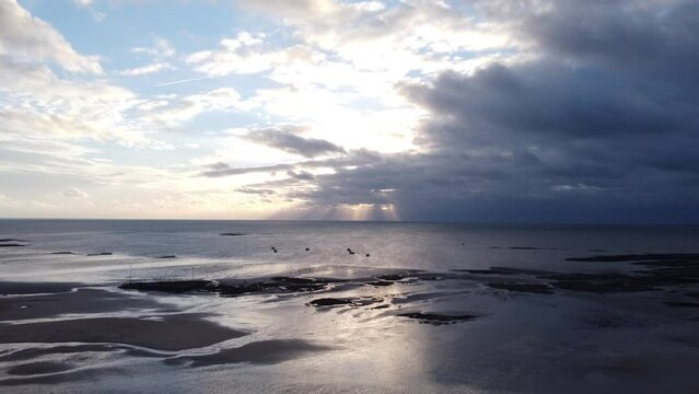 Plage en normandie - beach in normandy 5 - Taken with drone 