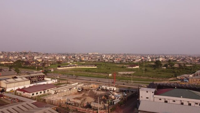 Douala - Cameroun / Cameroon - Central Africa -  City - Shot taken with drone