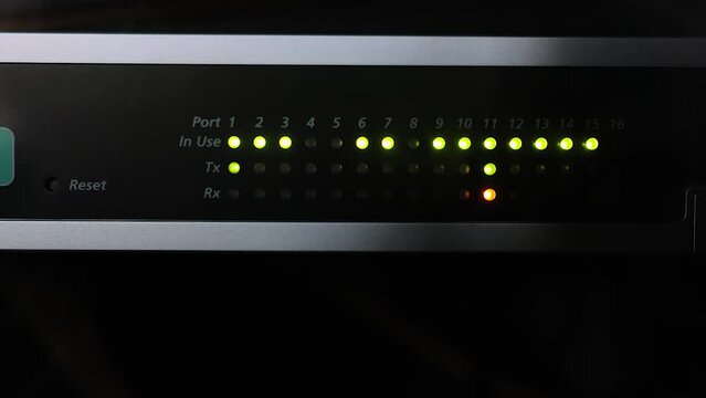 Network switches in reck servers
