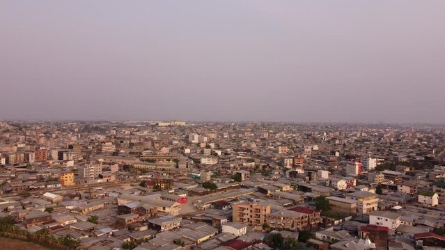 Douala - Cameroun / Cameroon - Central Africa -  City - Shot taken with drone