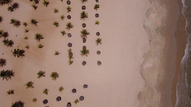 Senegal beach - African beach - Plage Senegalaise - Saly Portudal, Mbour - Taken with drone 