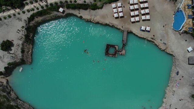 blue lagoon in jericoacoara, Brazil