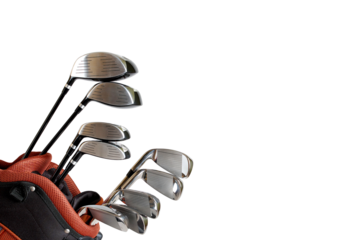 SET OF GOLF CLUBS, PNG
