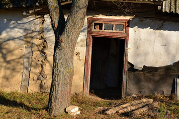 an old country house in the Ukrainian village