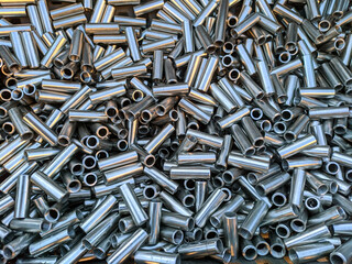 many small stainless steel parts
