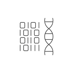 Code education concept line icon. Simple element illustration. Code education concept outline symbol design from education set. Can be used for web and mobile