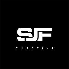 Fototapeta premium SJF Letter Initial Logo Design Template Vector Illustration