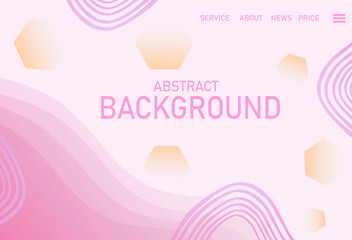Abstract background in pastel colors.Website Landing Page Background, Modern Abstract Style
