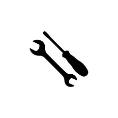 Vector Wrench And Screwdriver Icon