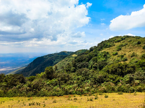 landscape with sky and clouds