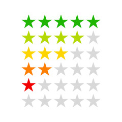 Stars rating set